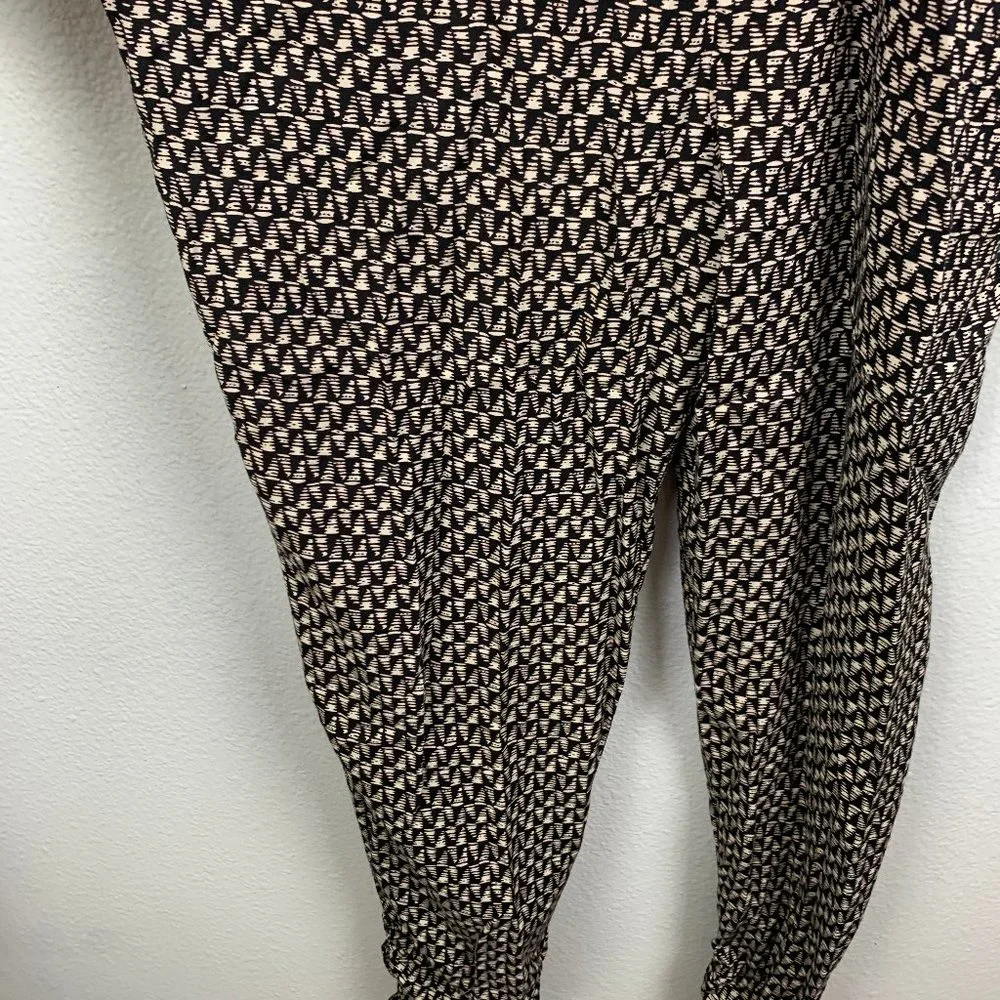 Revolve Bishop + Young Black White‎ Print Jumpsuit